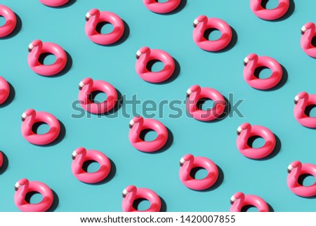 Similar – Image, Stock Photo rubber slippers float in clear water next to female legs