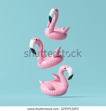 Similar – Image, Stock Photo rubber slippers float in clear water next to female legs