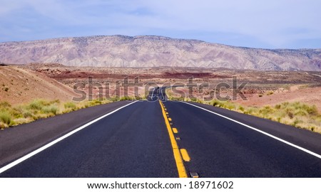 Road in Arizona near Grand Canyon