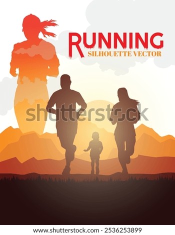 running, run, running silhouette, runner silhouette, sport, illustration, 
vector, shoes running, trail running, runner marathon