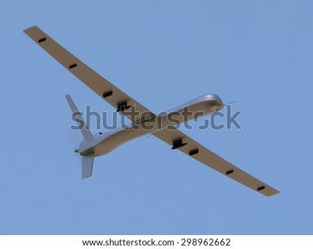 Unmanned aerial vehicle (UAV) in the sky