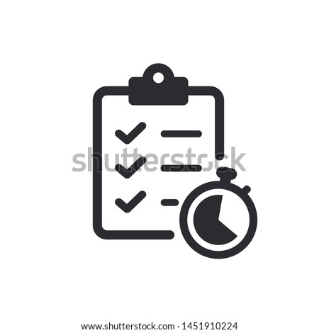 Tasks. Clipboard icon. Task done. Signed approved document icon. Project completed. Check Mark sign. Worksheet sign. Survey. Extra options. Application form. Stopwatch sign. Report. Office documents