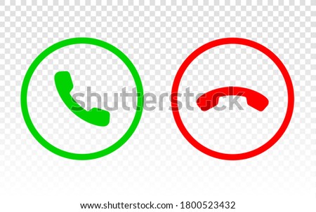 Phone icon. Phone call. Telephone signal. Communication symbol. Incoming call. Call icon. Telephone sign. Call center. Online support sign. Contact form. Reject ringing. Accept a phone ringing.