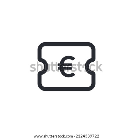 Euro sign. Euro symbol. Euro coin. Check. Bank payment symbol. Finance symbol. Currency symbol. European currency. Euro cent. Cash icon. Currency exchange. Pay icon. Money icon. Receipt. Paper money.