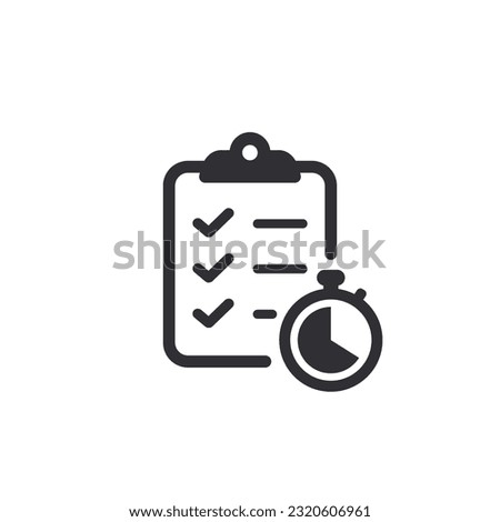 Tasks. Clipboard icon. Task done. Signed approved document icon. Project completed. Check Mark sign. Worksheet sign. Survey. Extra options. Application form. Stopwatch sign. Report. Office documents