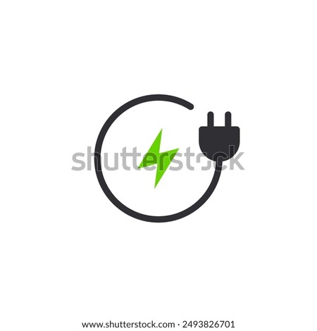 Lightning icon. High voltage. Charging location. Electric charging. Thunderbolt sign. Charging icon. Electricity sign. Electrical cable. Power socket. Electrical wire. Charger sign. Charging battery