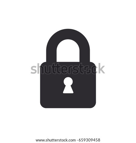 Lock vector icon. Vector lock. Closed lock. Lock icon. Padlock sign. Closed. Keyhole. Access, safety. Unlock sign. Security icon. Protection icon. Data security. Open access. Privacy sign. Protection 