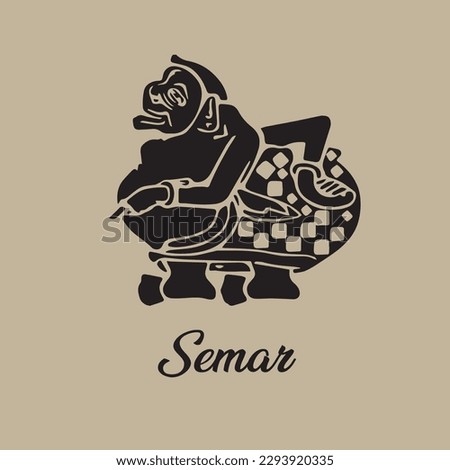 wayang semar yang cocok untuk logo