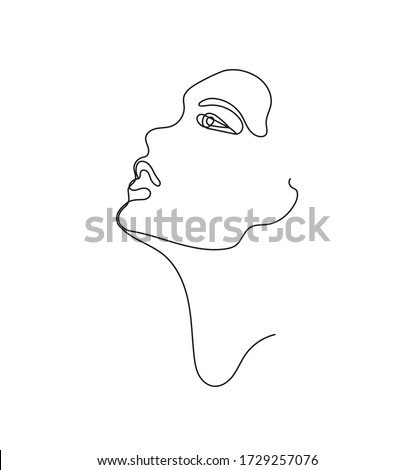 Female Face Drawing Outline | Free download on ClipArtMag