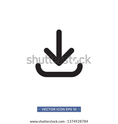 download icon vector illustration