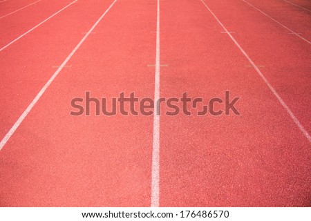 empty stadium arena and race running track treadmill background