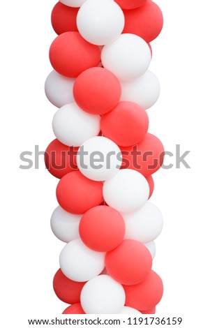 Similar – Image, Stock Photo round Clouds Arch Plastic