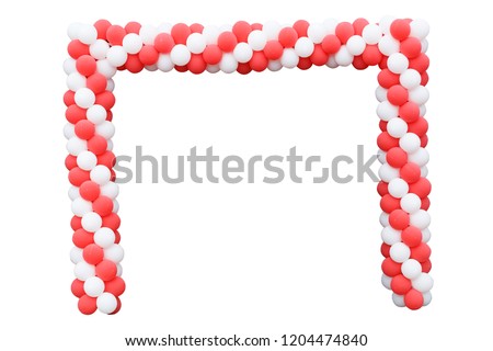 Similar – Image, Stock Photo round Clouds Arch Plastic