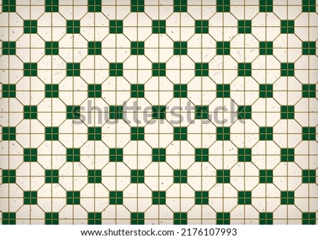 Malaysia Nanyang Traditional Kopitiam Retro Floor Tiles