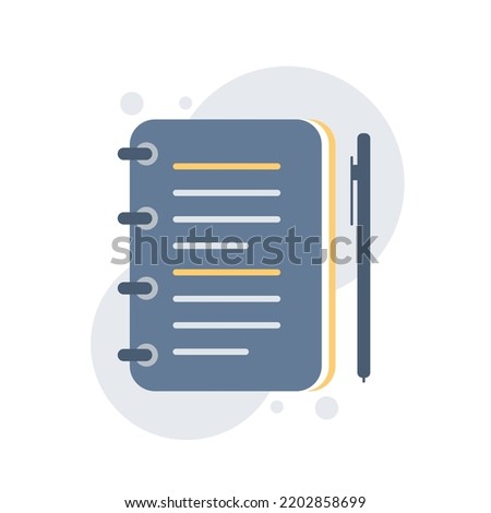 Assignment target icon. Clipboard, checklist, document symbol. Vector illustration
