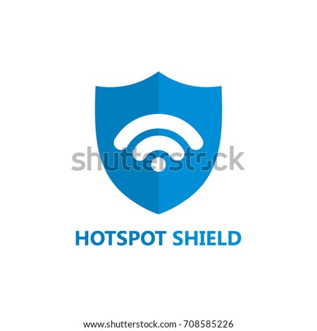 Hotspot Shield Logo Template Design