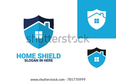 Home Shield Logo Template Design