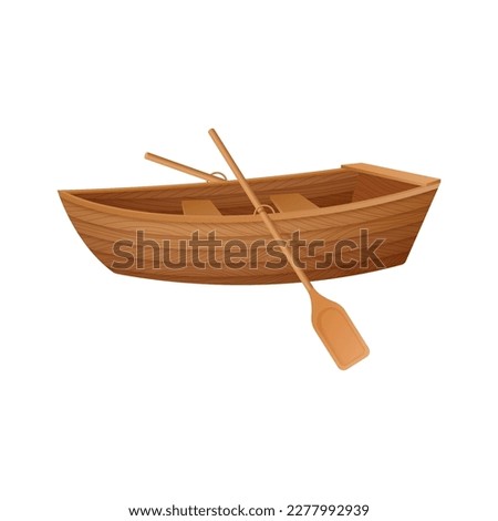 Similar – Image, Stock Photo Wooden oars in water Oar