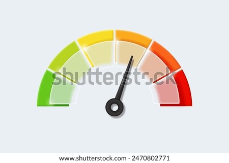 Similar – Image, Stock Photo Speedometer with pointer in green range