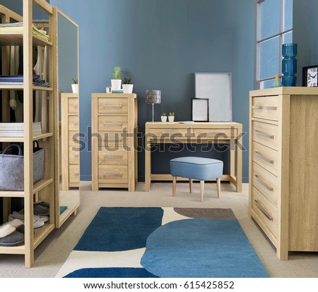 Image, Stock Photo empty cloakroom Coatrobe