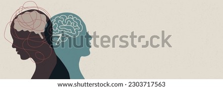 Similar – Image, Stock Photo bipolar disorder