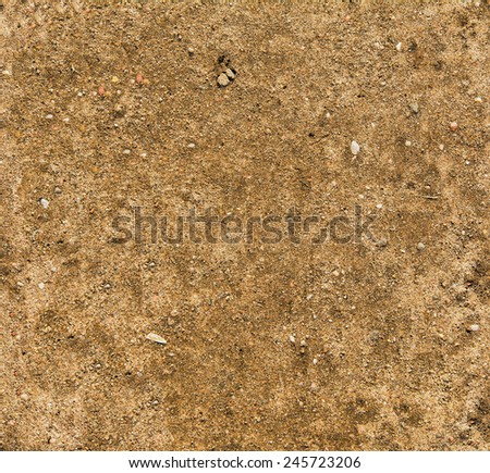 Ground surface. Close up natural background / Ground seamless textured surface background under bright sunlight / closeup texture