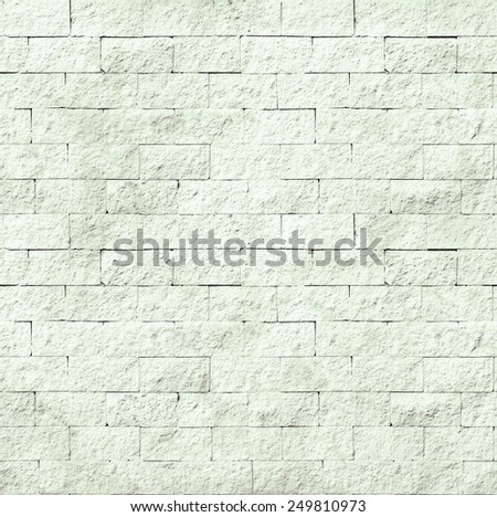 Abstract weathered seamless texture stained old stucco light gray and aged paint white brick wall background in rural room, grungy rusty blocks of stonework technology. High resolution white brick