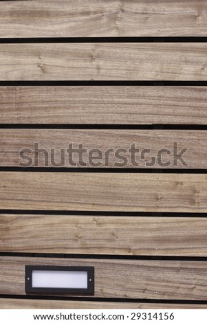 Wooden bardage on a new house Photo stock © 