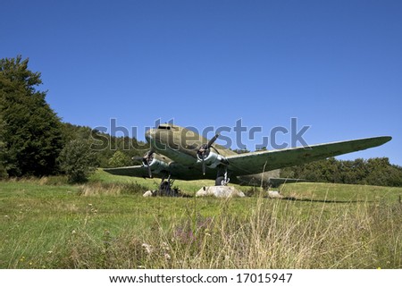 Old, russian plane from the Second World War period