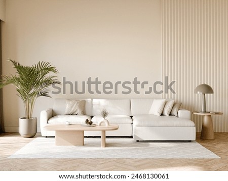 Similar – Image, Stock Photo Interior of light spacious room in apartment