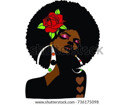 Woman Silhouette on Black  Download Free Vector Art 