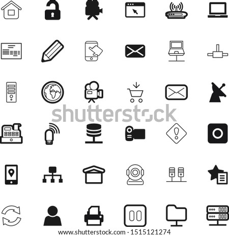 internet vector icon set such as: location, choice, square, satellite, play, road, style, tv, transfer, net, pen, attention, code, router, radar, folder, traffic, thumb, blank, cashbox, hanger, wave