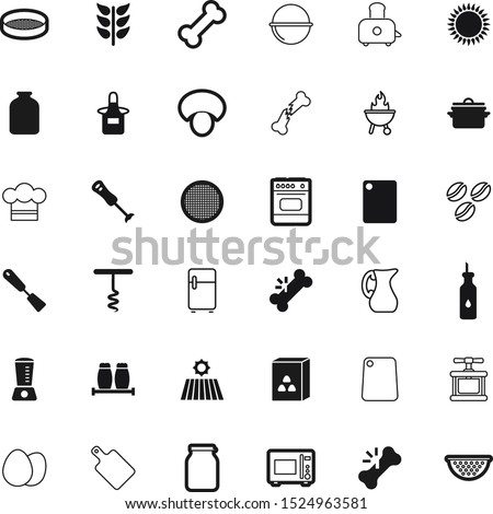 food vector icon set such as: fields, bonfire, cool, tasty, pitcher, caffeine, old, animal, oil, garlic, culinary, edible, fashion, trip, mushrooms, simple, tourist, bowl, women, spikelet, anatomy