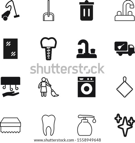 clean vector icon set such as: bath, plumbing, drink, recycling, floor, apron, cleanness, garbage, dress, emblem, lady, interior, root, glass, burst, dryer, kitchenware, box, wipe, cool, shower