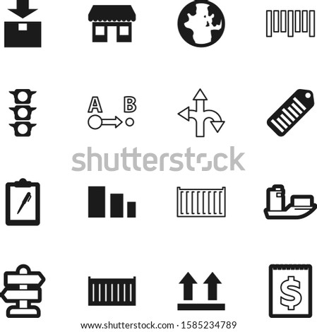 logistic vector icon set such as: opposite, growth, sphere, supermarket, descending, danger, window, bill, empty, text, front, arrows, sort, message, restaurant, knowledge, light, payment, carton