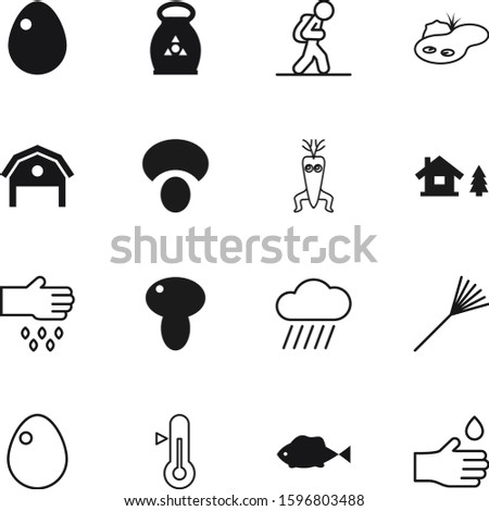 nature vector icon set such as: biotechnology, thermometer, hold, evolution, beauty, icons, chalet, touristism, swamp, warm, architecture, control, engineering, grow, aquatic, set, seeds, person