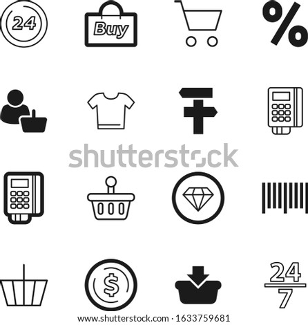 shop vector icon set such as: offer, wedding, currency, guide, t-shirt, data, barcode, network, abstract, shirt, help, jewel, portrait, trolley, traffic, human, user, dollar, directional, contact
