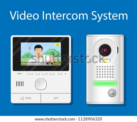 video intercom system audio mobile app closed circuit television doorbell prevent neighbor garage contact smart protect surveillance anti theft chime IP guard property personal home entry