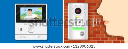 video intercom system audio mobile app closed circuit television doorbell prevent neighbor garage contact smart protect surveillance anti theft chime IP guard property personal home entry