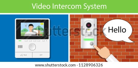 video intercom system audio mobile app closed circuit television doorbell prevent neighbor garage contact smart protect surveillance anti theft chime IP guard property personal home entry