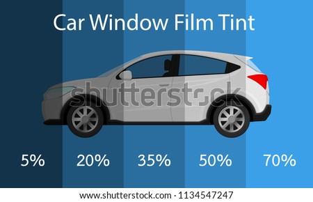Car film tint percent UV block automobile safe danger