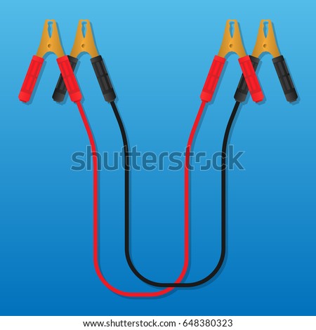 Jump Start Vehicle Cable Wire Battery Charge Connect