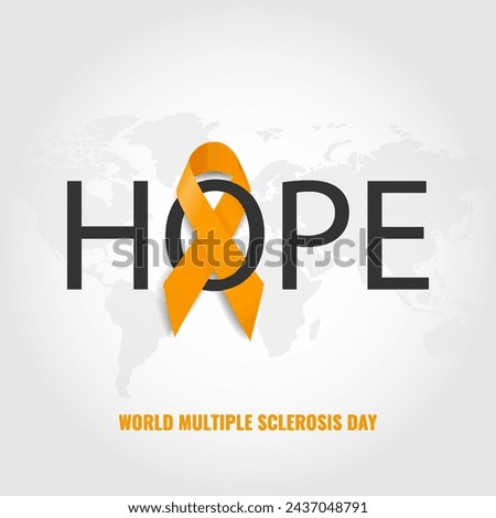 World Multiple Sclerosis Day. Vector Illustration. 
