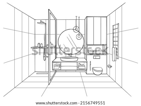 Bathroom Sink Drawing | Free download on ClipArtMag