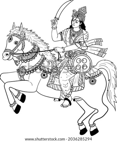 Indian Horse Drawings | Free download on ClipArtMag