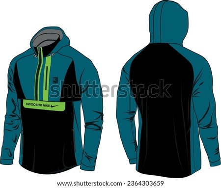 HOODED LONG SLEEVE SPORTS OUTER WEAR, MEN'S ACTIVE CLOTHING ADIDAS, NIKE, FOOTBALL, BASKETBALL, TENNIS CLOTHING