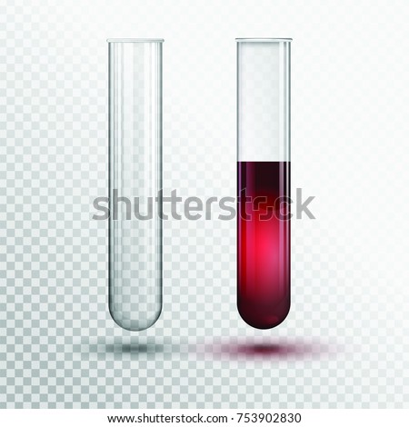 Similar – Foto Bild Analyseröhrchen auf rotem Hintergrund mit Kopierraum