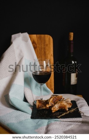 Similar – Image, Stock Photo Wine and figs, the terraces of Sanssouci