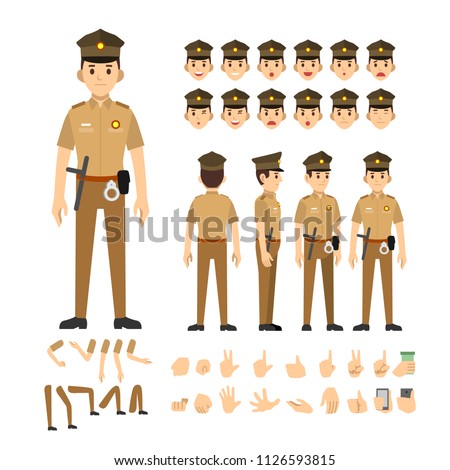 Headless Police Officer Vector Drawing Officer Clipart Stunning Free Transparent Png Clipart Images Free Download - roblox cop uniform codes get 0 robux
