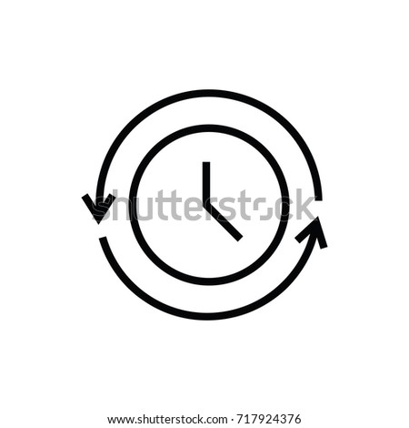 Clock/Time - logo / icon vector